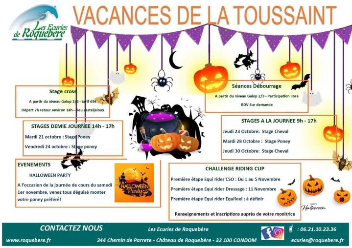 Vacances de la toussaint condom